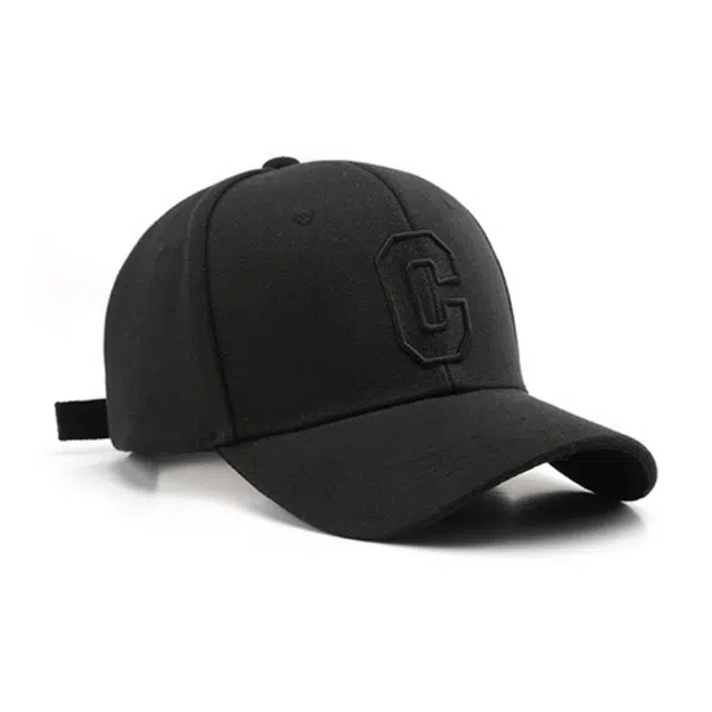 木林森 学院风夏季刺绣硬顶简约休闲街头防晒 棉 鸭舌帽 男女同款情侣款