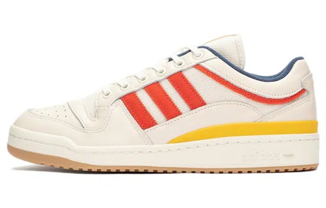 WOOD WOOD x adidas Forum Low White Yellow Orange