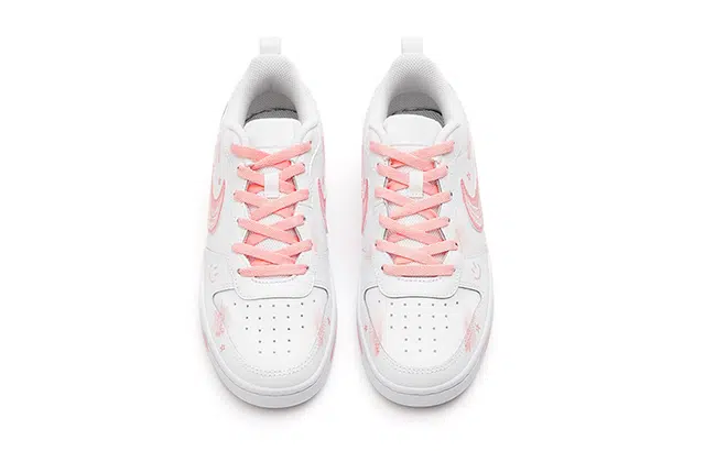 Nike Court Borough Low 2 GS White Pink