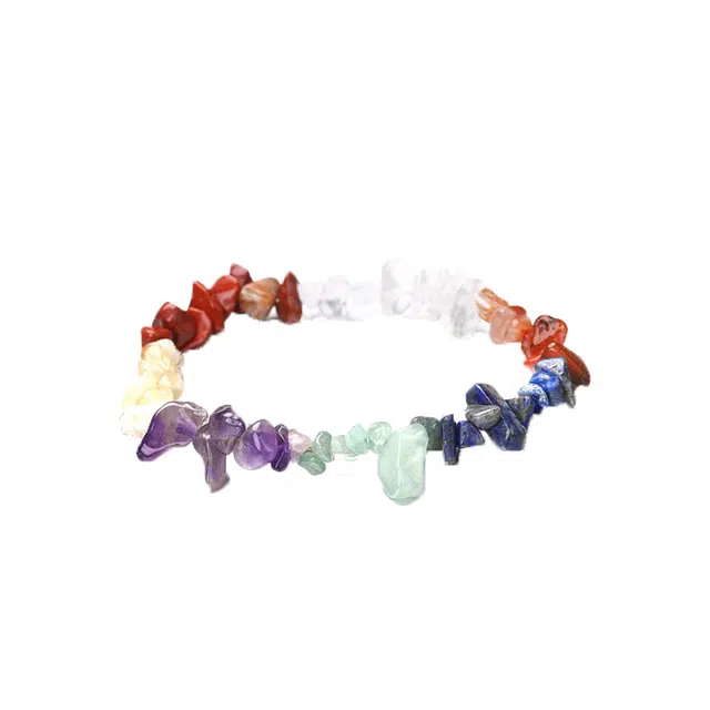 大唐国鼎 七彩碎石 轻奢简约小众气质高级感 精致时尚百搭优雅甜美 温柔潮酷小清新可爱气质 水晶 手链 女款