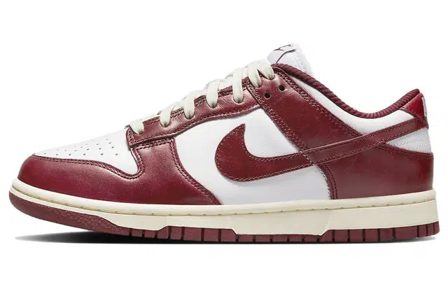 Nike Dunk Low PRM "Team Red"and White