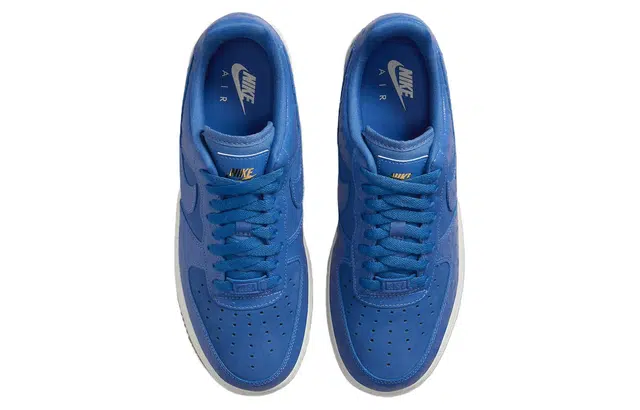 Nike Air Force 1 Blue Ostrich