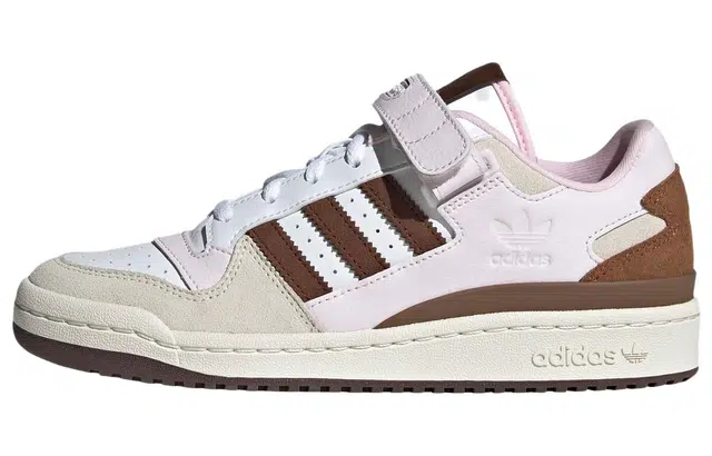 adidas Originals Forum Low White Brown Pink