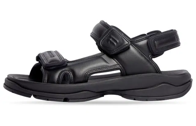 Balenciaga Tourist Sandals Black