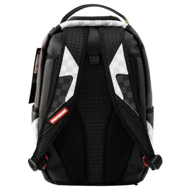 Sprayground Shark Mouth Checkered Backpack