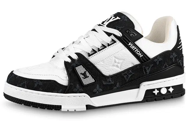 Louis Vuitton Trainer White Black