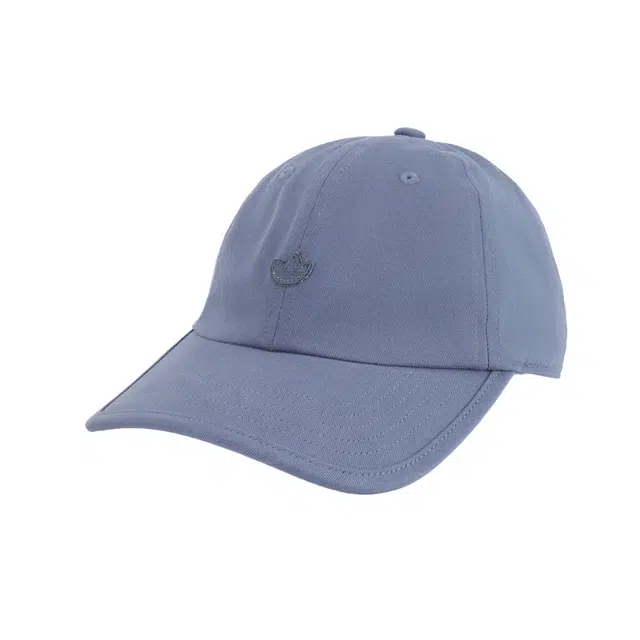adidas Logo Embroidered Cotton Cap Blue