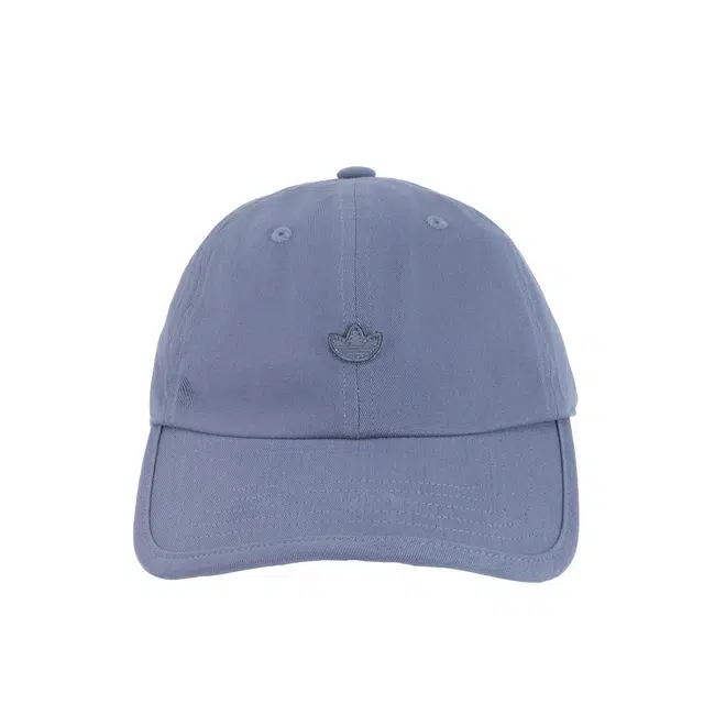adidas Logo Embroidered Cotton Cap Blue