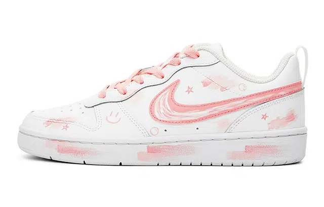 Nike Court Borough Low 2 GS White Pink