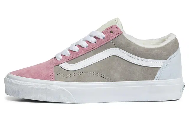 Vans Old Skool Sherpa Grey Pink
