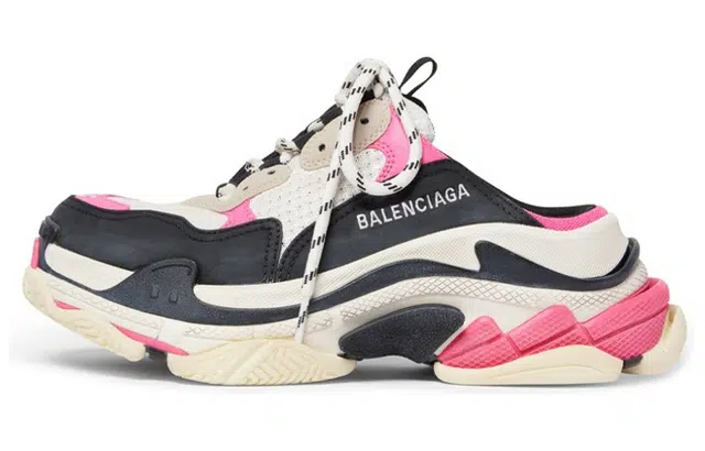 Balenciaga Triple S White Black Pink