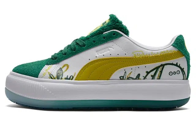 FLABJACKS x PUMA Suede Mayu "Fuzzy Cactus Park"