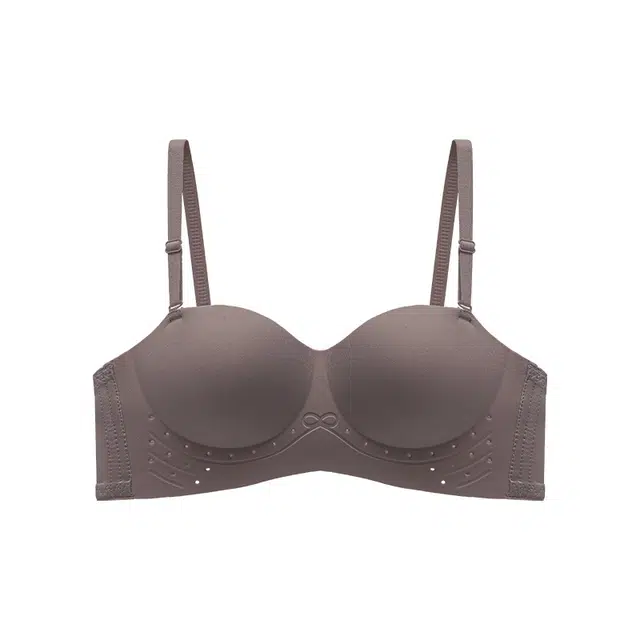 芬腾 外扩型小胸聚拢显大无痕半杯无肩带防滑文胸 女款