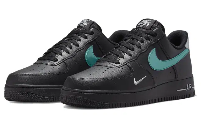 Nike Air Force 1 Low "Black Blue Lightning"