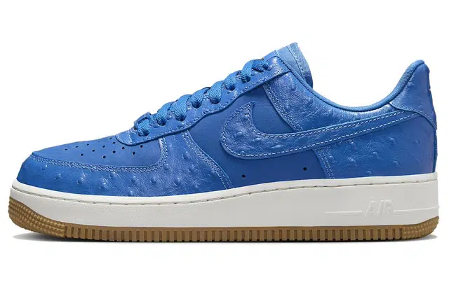 Nike Air Force 1 Blue Ostrich