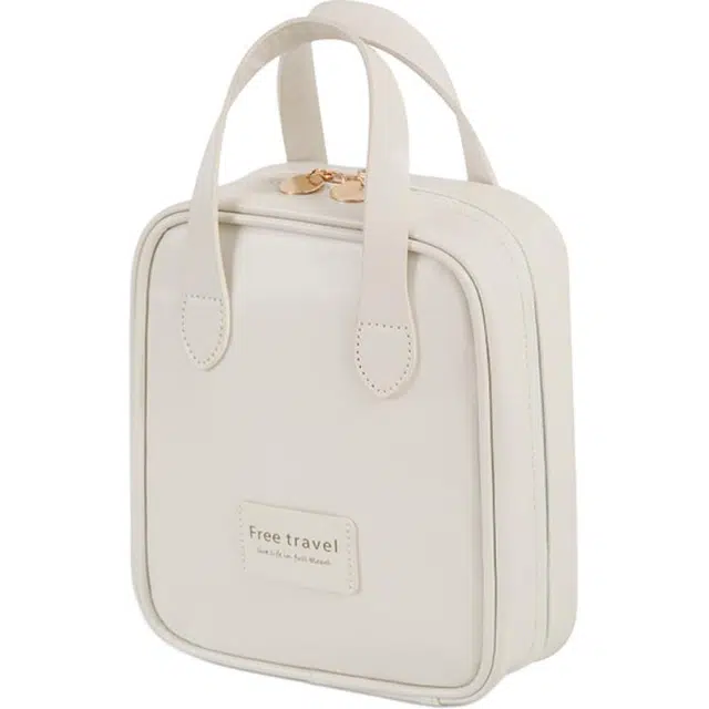 帘香客 化妆包女贝壳便携式大容量护肤品收纳包手提洗漱包