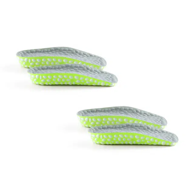 足印部落 七分半垫增高垫踩屎感足弓支撑更贴合 网布 鞋垫 男女同款情侣款