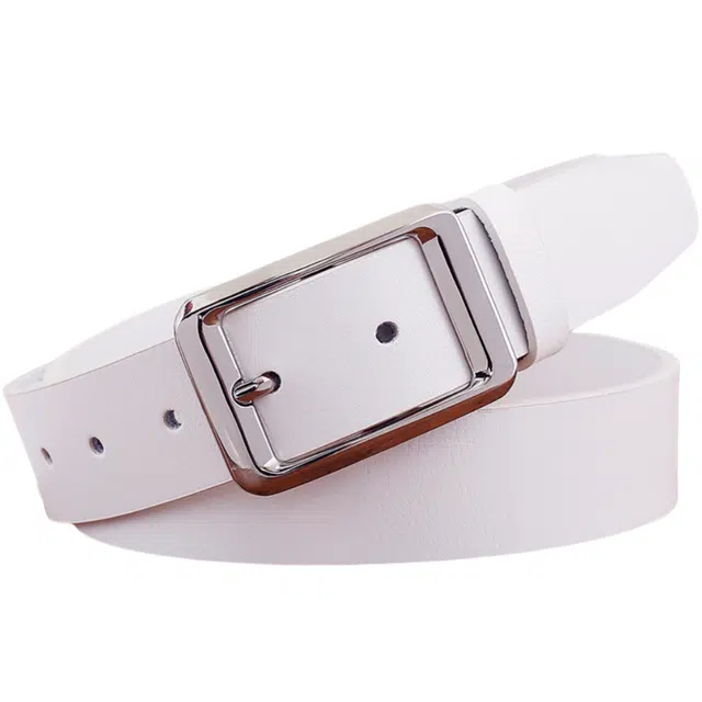 帝企鹅 针扣青年商务 腰带真皮休闲裤带 皮带 男女同款情侣款