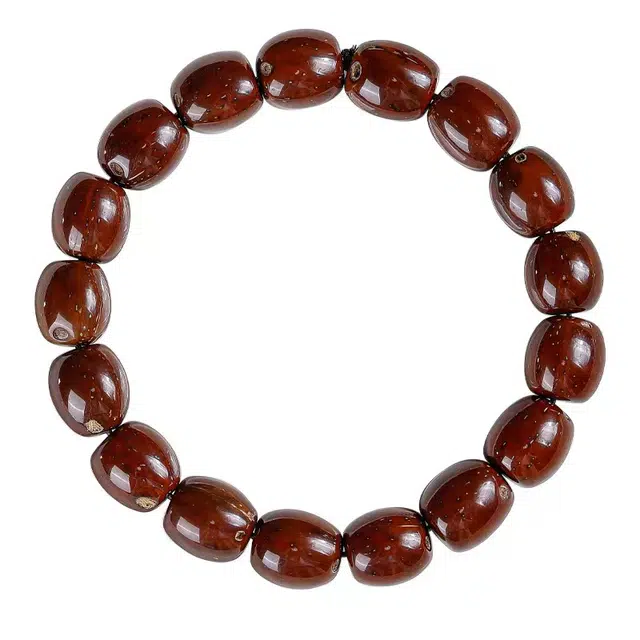 陌阡雪 新中式国潮转运 米珠实心文玩 紫金鼠 菩提手串 男女同款情侣款