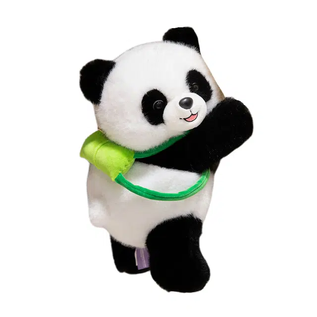 皮皮豆 可爱软萌小猪小狗熊猫双肩包 陪伴治愈 玩偶周边