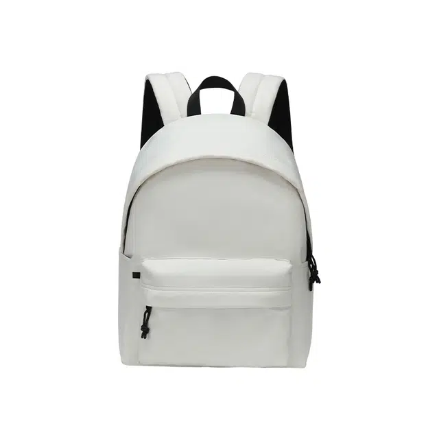 木村耀司 休闲百搭校园大容量上班通勤潮流防水多功能旅游 牛津纺 双肩包书包电脑包背包 男女款 米白/黑色/岩黄 常规