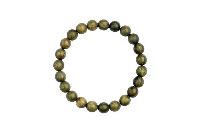 克拉日记 新中式复古民族风森系学生盘玩念珠单圈檀香中国风文玩佛珠绿檀圆珠设计手链手绳闺蜜男士礼盒装 檀木 手串 男女同款情侣款