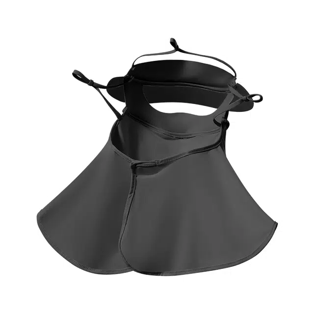 浪莎 护颈口罩一体式带帽檐冰丝脸基尼全面防护开车钓鱼登山遮阳防紫外线凉感透气不憋闷 锦纶 防晒面罩 女款