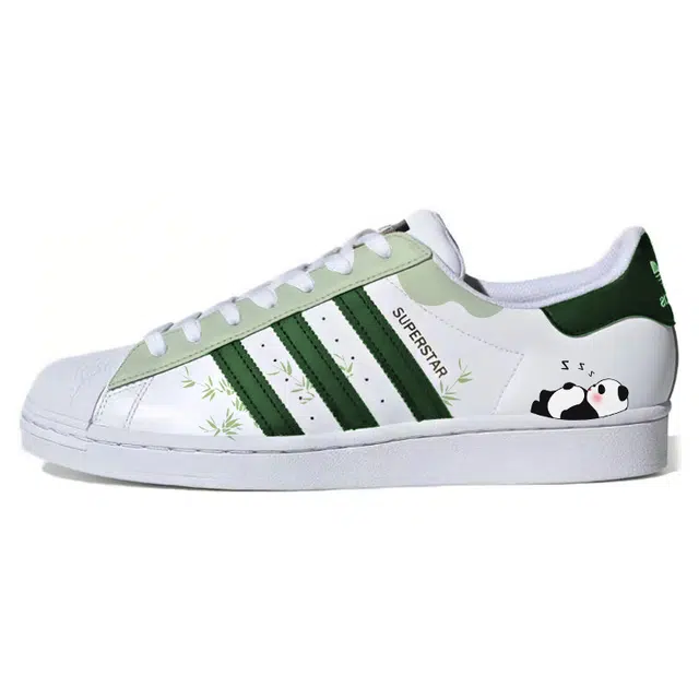 adidas Originals Superstar White Green