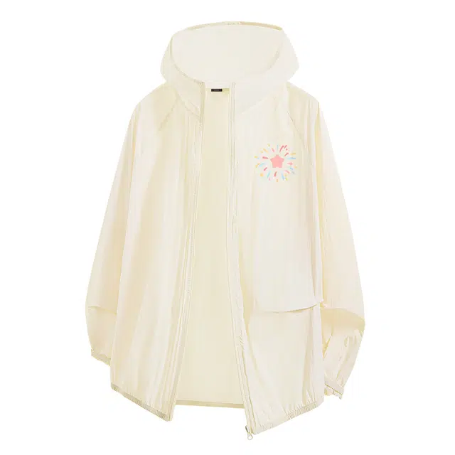 棉致 简约宽松拉链防晒服 女款