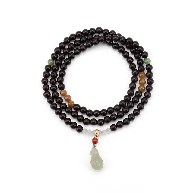 天纵 兰之猗猗 新中式古风气质小众设计感 木作 手串 女款 紫檀属