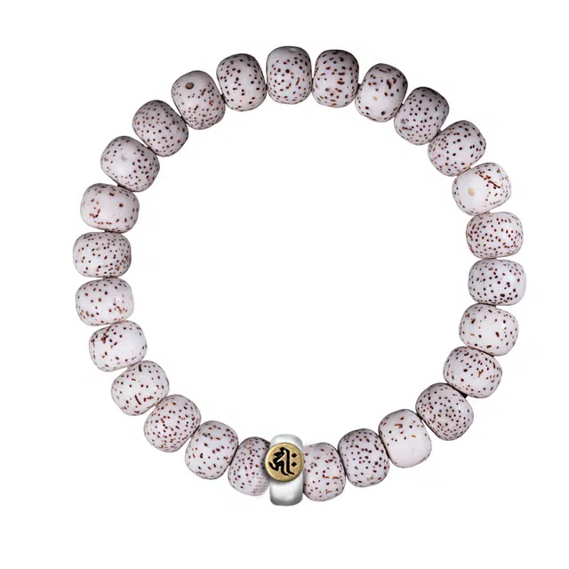 岁月静好 新中式国潮复古民族风单圈叠戴高密素珠绕指柔盘玩念珠十二生肖本命年转运 文玩佛珠 星月菩提 手串 男女同款情侣款