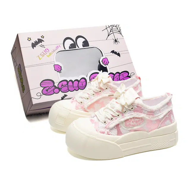 Z.SUO Canvas Low-Top Sneakers Gift Box Edition