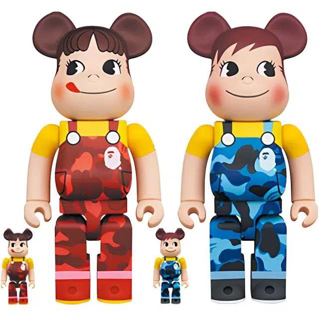 BE@RBRICK x BAPE Peko & Poko Set