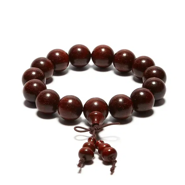 周帝王 老料高密满天星文玩佛珠招财纳福吸金单圈盘串念珠转运纳福 新中式国潮风小众轻奢 血檀 手串 男女同款情侣款