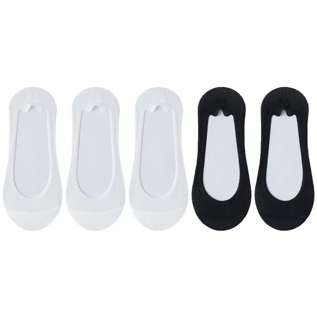 二三二三 薄款防滑不掉跟浅口隐形船袜 女款 组合装