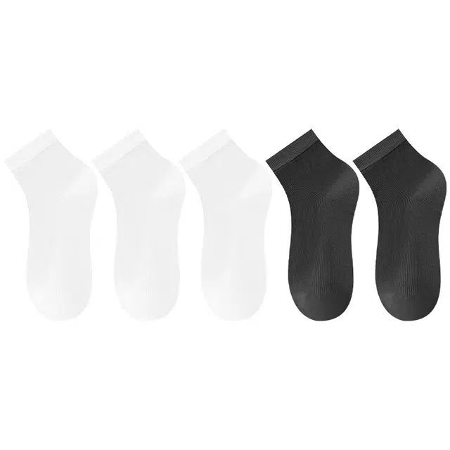 二三二三 薄款防臭透气防滑不掉跟无骨短袜 女款 组合装