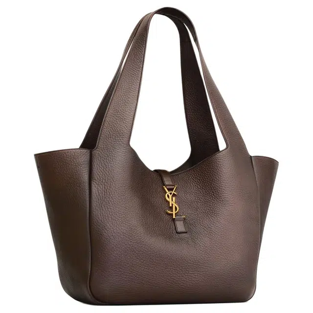 Saint Laurent Bea Tote Deep Brown