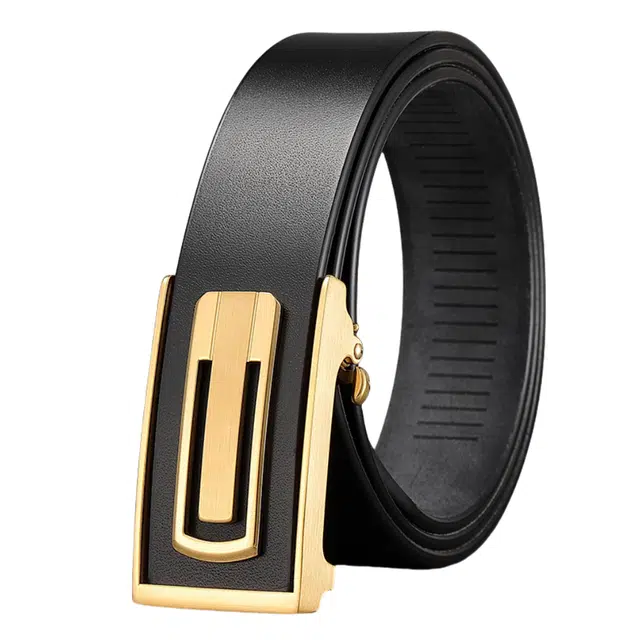 帝企鹅 内穿无牙 高档裤腰带内扣商务 自动扣 头层牛皮 皮带 男款