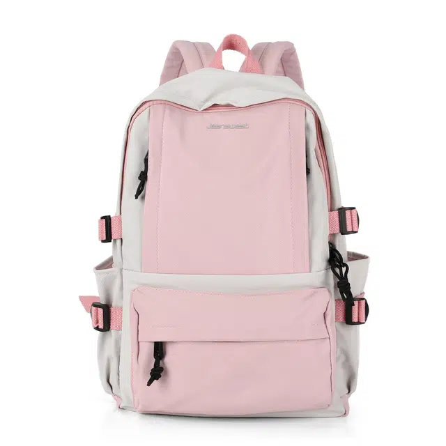 真维斯 日系高颜值百搭大容量女高中生学生上课通勤运动旅行休闲多口袋 织物 双肩包书包电脑包背包 常规 男女同款 多色