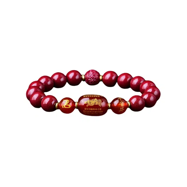 媚之吻 本命年护身符十二生肖 朱砂 手串 男女同款情侣款