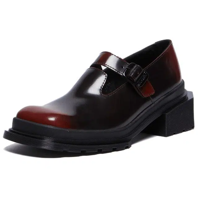 Dr. Martens Mary Jane Black Red