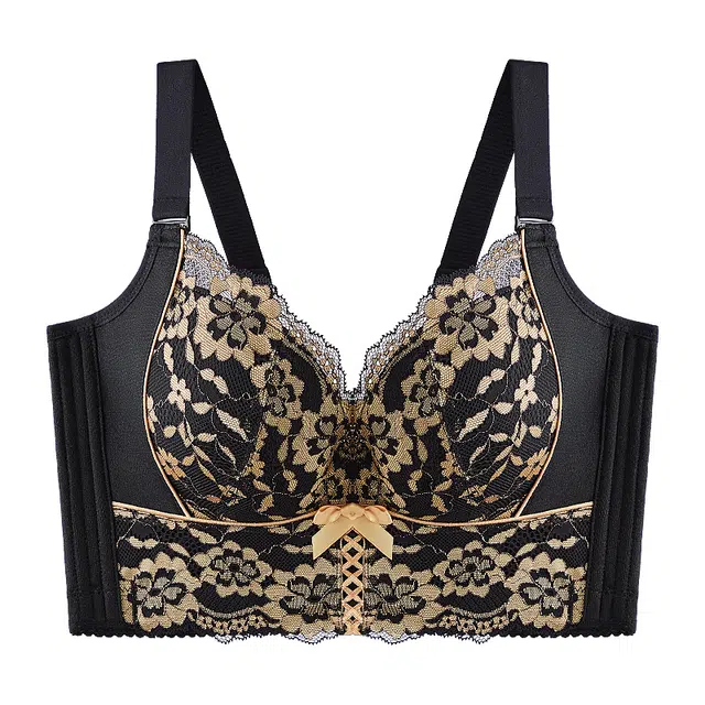 千奈美 软钢圈聚拢透气侧收副乳文胸 女款