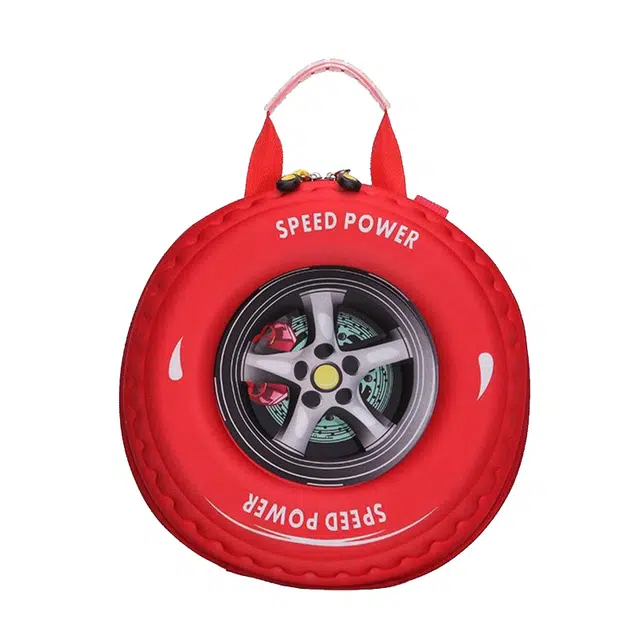 Bywhich 3D Car Tire Backpack