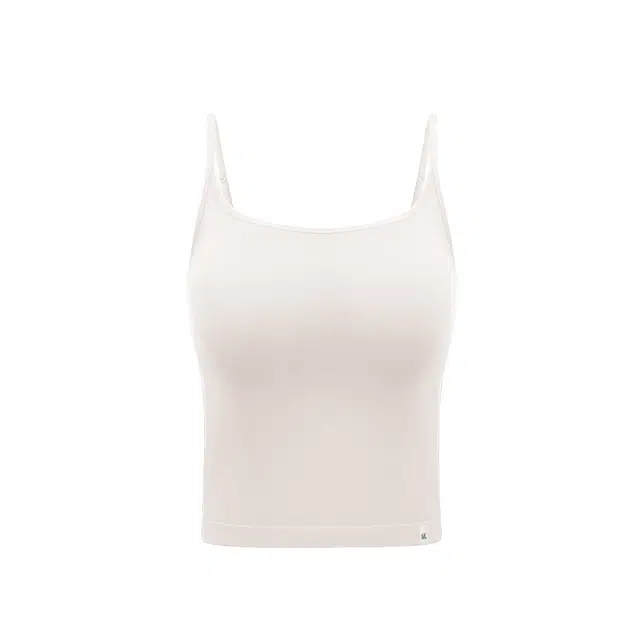 半练 带胸垫一体式内搭可外穿平口美背打底百搭背心吊带 女款
