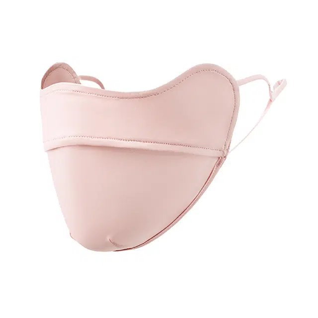 浪莎 渐变色冰丝防紫外线高颜值护眼角户外出行遮阳全脸防护透气 聚酯纤维 防晒面罩 女款