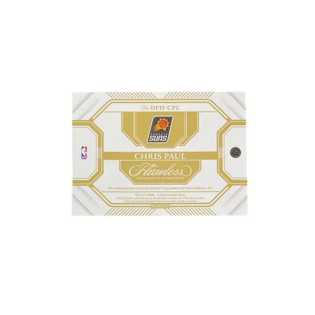 PANINI 2022-23 Flawless 25 patch