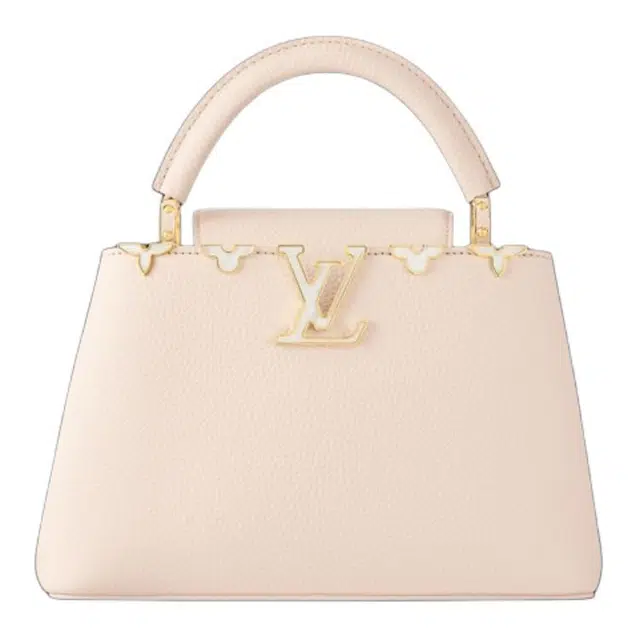 LOUIS VUITTON Capucines BB Logo Taurillon