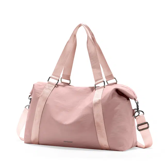 真维斯 韩版简约大容量高颜值运动短途出差旅游休闲百搭多功能 织物 背包斜挎单肩包旅行包健身包 常规 男女同款情侣款 多色