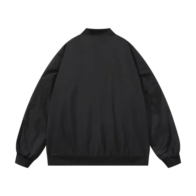 三体 二维化系列 美式复古简约休闲宽松棒球领百搭飞行服户外工装机能风夹克外套 男女同款
