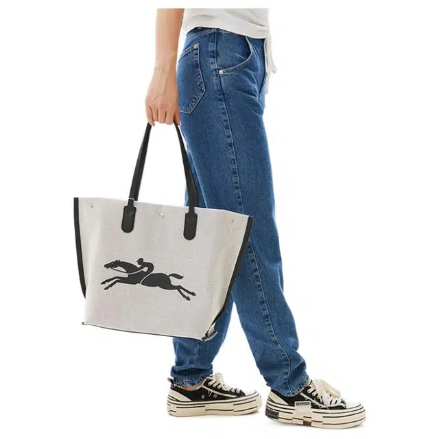 LONGCHAMP Roseau 32 LOGO Tote